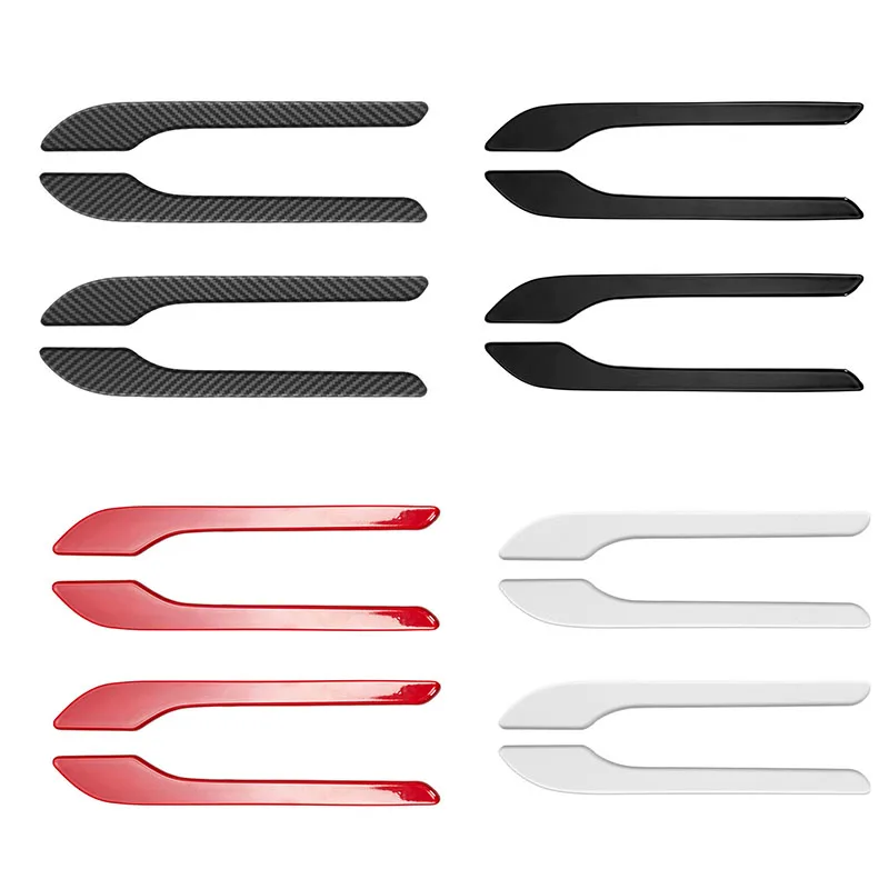 Car Door Handle Wrap Cover Decorative Stickers 4Pcs/Set Anti-scratch For Tesla Model Y/3/3+ Highland 2025 ABS Protector Sticker