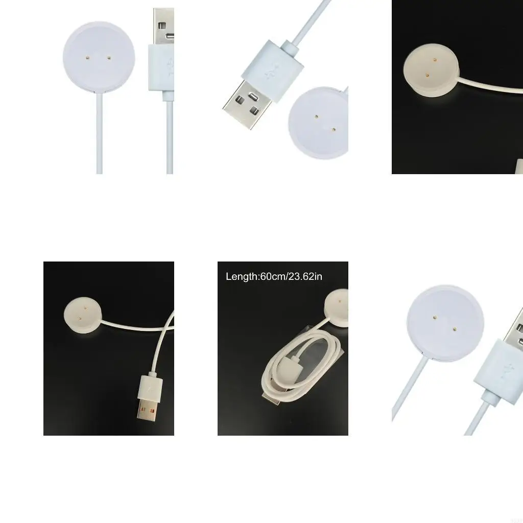 

95AF Charging Cradle USB Charging Cord Cable Charging Holder Portable 60cm