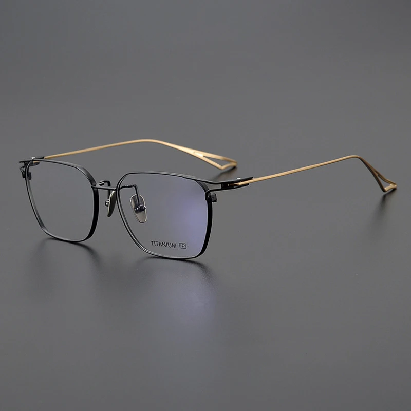 

Japanese Pure Titanium Square Glasses Frame Men Women Brand Designer Handmade Optical Eyeglasses Vintage Prescription Eyewear