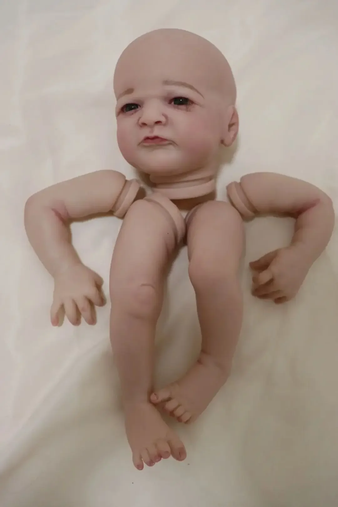 DLS Customized Limited Supply 17''Reborn Baby Alfie Made By Artist Shanshan DIY Part Painted Kit