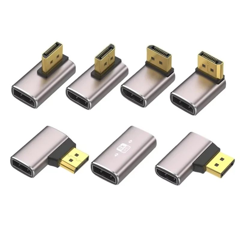 1pc Displayport1.4 8K@60Hz 4K@144Hz 32Gbps Adapter Male Female Gold-Plated Connector DP Cable Extender for PC Computer Monitor