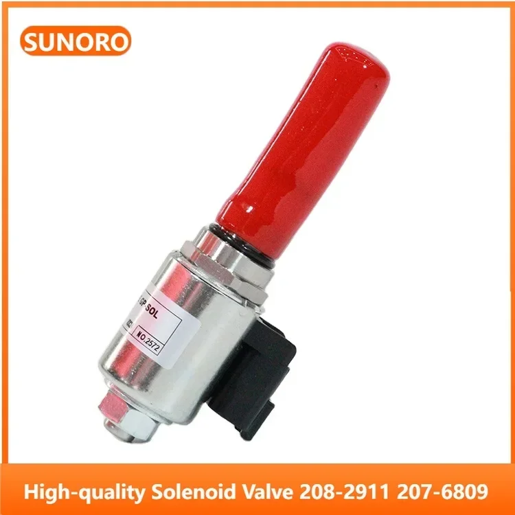 24V Solenoid Valve 208-2911 / 207-6809 – Hydraulic Circuit for Wheel Loaders, Plug-and-Play, 12-Month Warranty