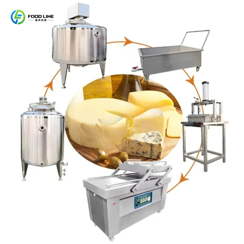 Planta de Procesamiento de Queso de Cabra Personalizada, Línea de Producción de Queso Mozzarella Extensible