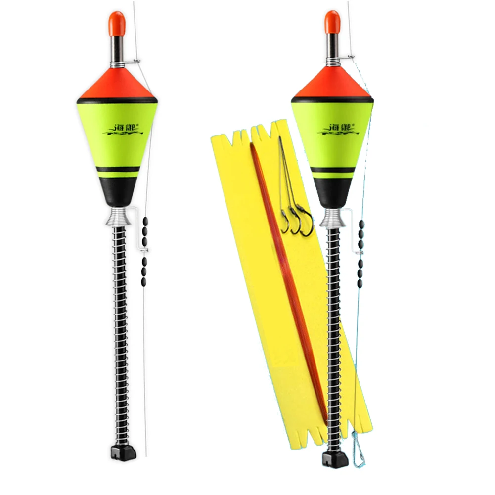 1-5PCS Portable Automatic illuminate Fishing Float Fast Bobber Fishing Accessories Fast Fishing Bobber Set Fishing Float Device