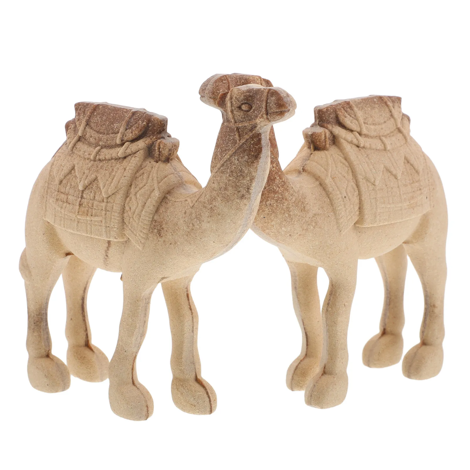 

2 шт. неокрашенных деревянных фигурок верблюдов для самостоятельной росписи, декоративные изделия из дерева для дома, офиса, фестивалей и вечеринок