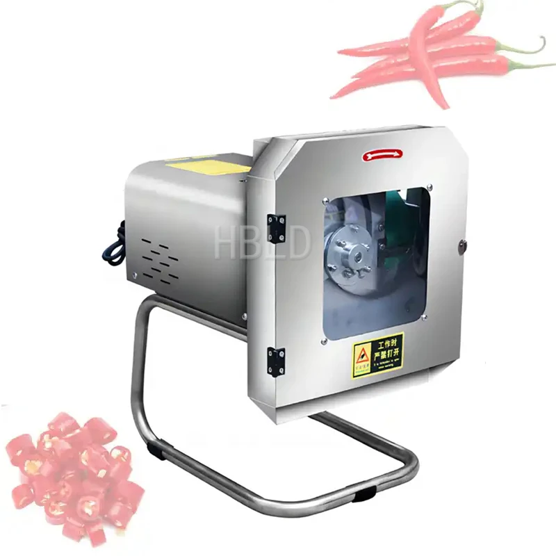 Electric Vegetable Cutter Fully Automatic Potato, Leek, Chili, Parsley, Cilantro Food Shredder 220V