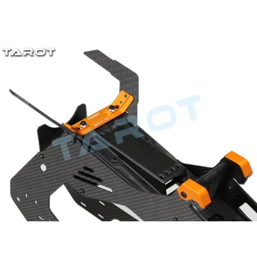 Tarot-Rc TL380A13 TL380A14  380 Carbon Fiber Landing Skid Set - Black Fit SAB Goblin ALZRC 420 Rc Helicopter / Rc Drone