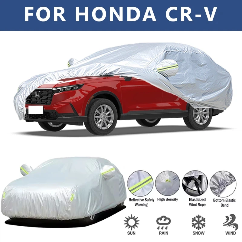 

Для HONDA CR-V автомобильный чехол уличные защитные чехлы снежный солнцезащитный козырек водостойкий пылезащитный внешний УФ автомобильные аксессуары