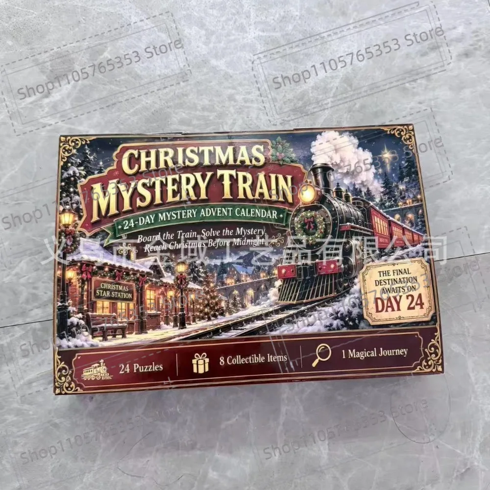 New 24-Day Mystery Adventure Advent Calendar Christmas Puzzle Game with 6 Themes Open A New Discovery Every Day Escape Room view 5