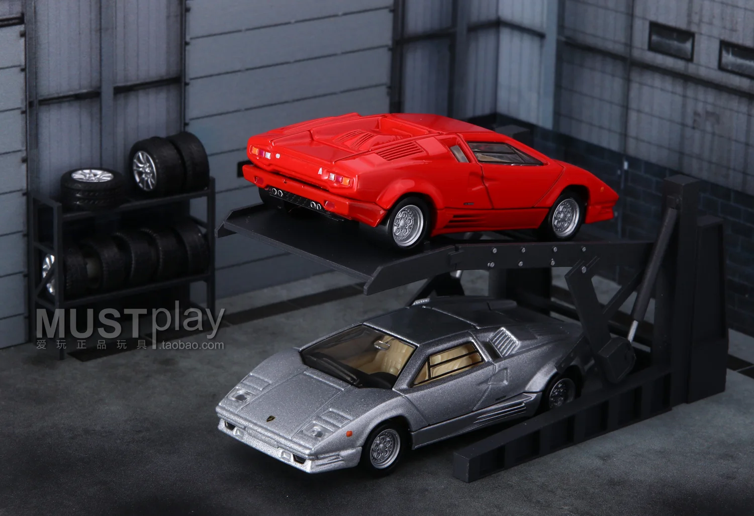 TOMY Lamborghini Countach 25th Anniversary Alloy Car Diecasts & Toy Vehicles Car Model Miniature Scale Model Car For Children