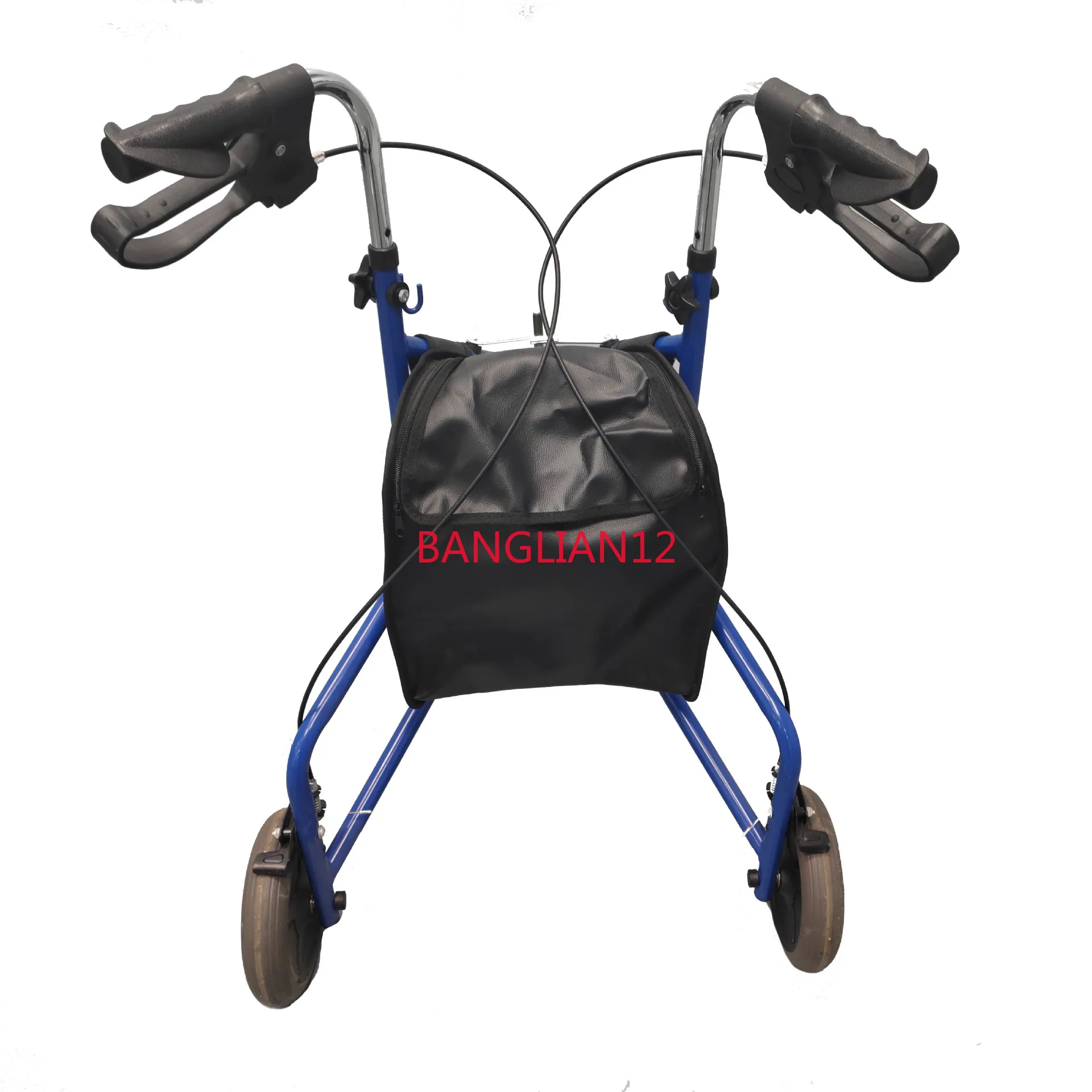 

Multifunctional and lightweight three-wheel auxiliary hand push shopping cart