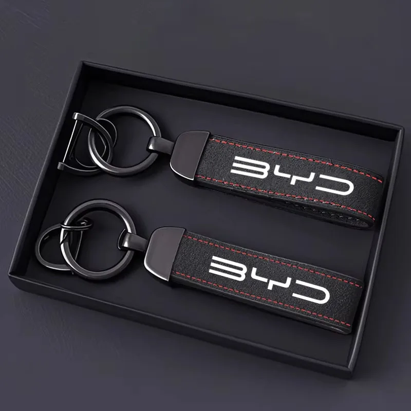 Auto Schlüsselanhänger Schlüsselanhänger Wildleder Schlüsselanhänger Anhänger für BYD Atto 3Yuan Plus Han Tang EV F3 E6 Dmi Song F0 Qin Pro G3 I3 Ea1 Max 2din