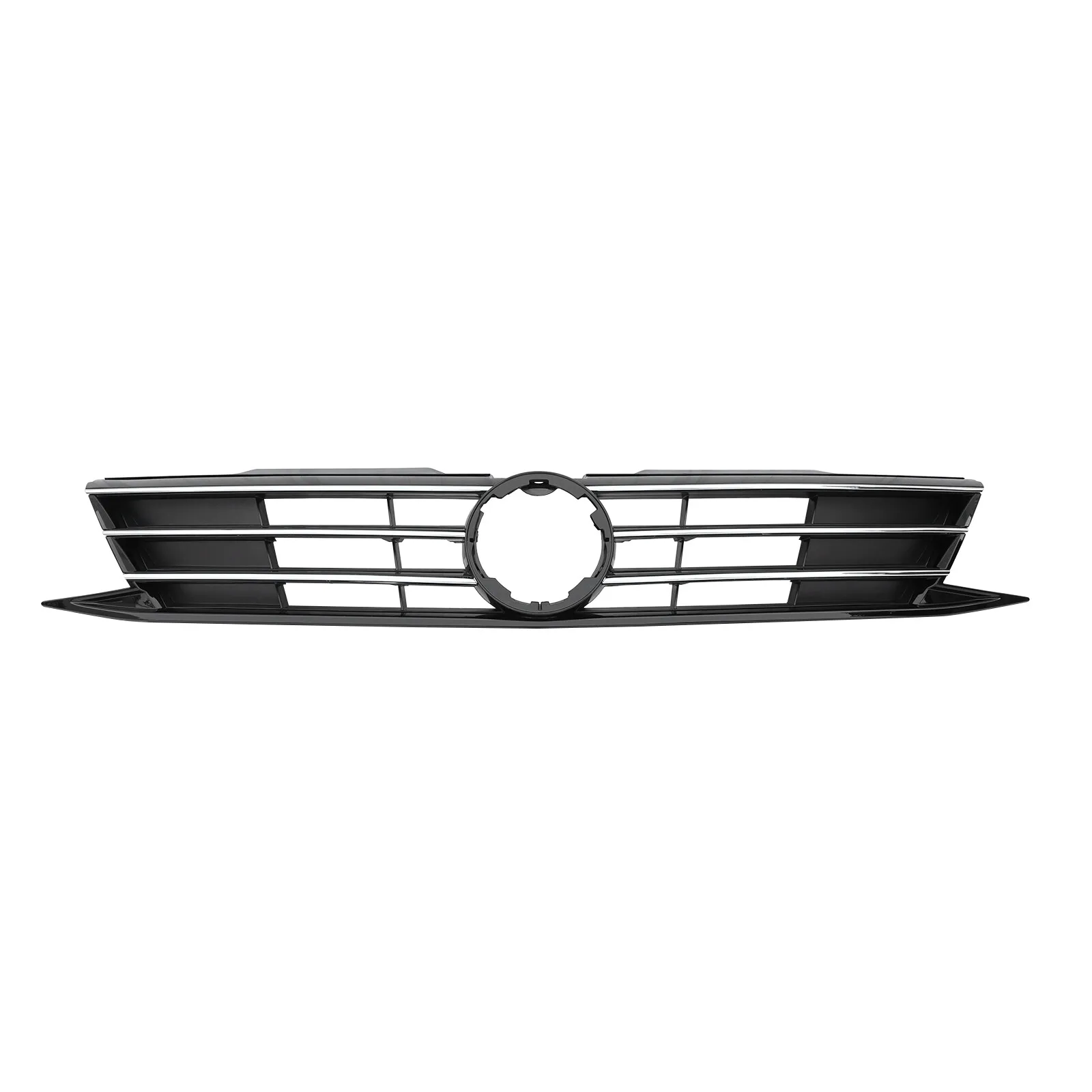 Front Upper Center Grille w/ Chrome Trim For Volkswagen VW Jetta MK6 2015-2018