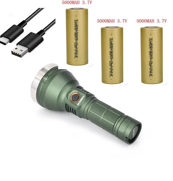 MATEMINCO MT70 SFN55.2 USB Type C Rechargeable Flashlight kit-Green