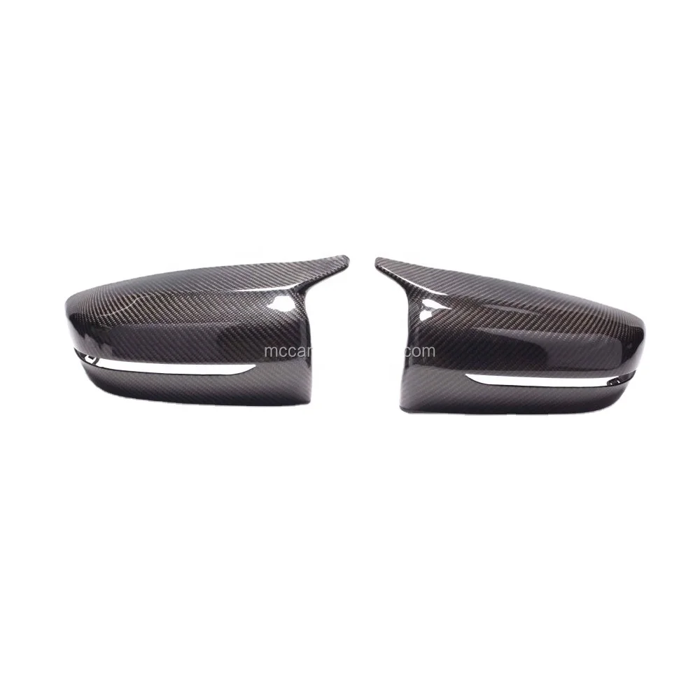High Quality Carbon Fiber Mirror Cover Horn Style For 5 Series G30 530i 540i Carbon Fiber Rearview Mirror Cover