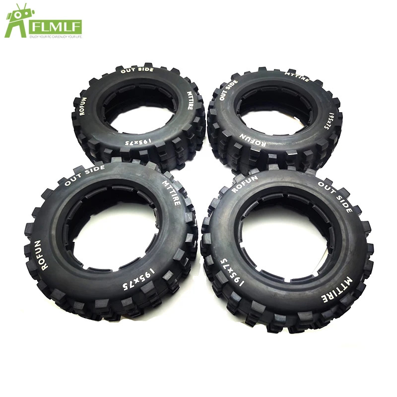 Giant Grip Tire Off-road Tyre Big Tread Tires Skin Kit for 1/5 MadMax Losi 5ive T Rofun Rovan LT KingmotorX2T DBXL Rc Car Parts