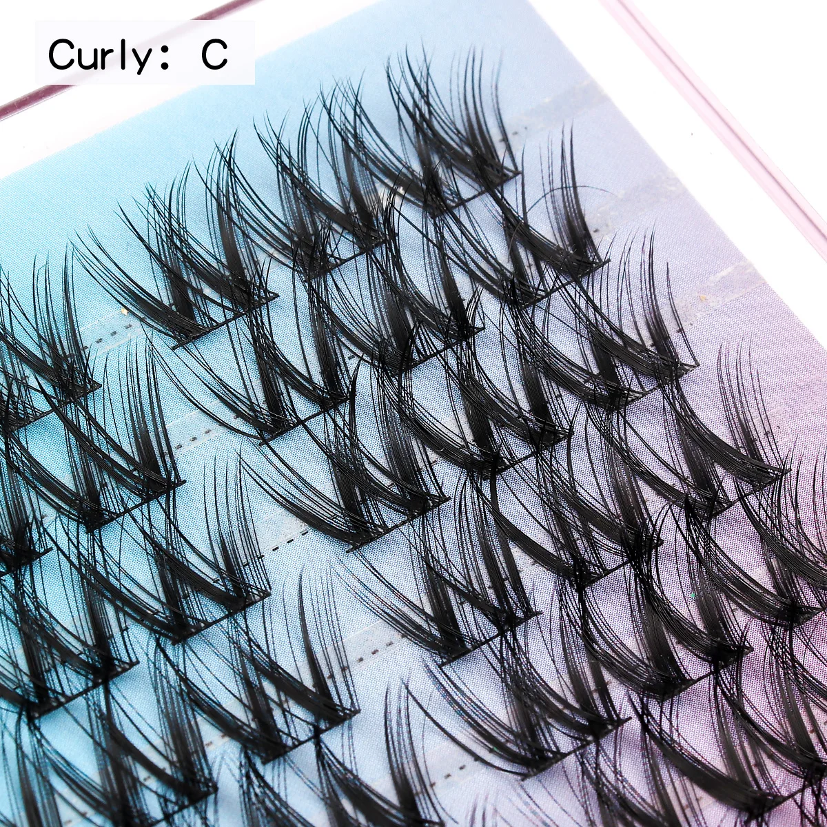 Eyelash Extension DIY Clusters 84 Volume Individual Wispy Fluffy Bushy and Sexy Lash Clusters Lash Extension Kit Makeup 03-H-001