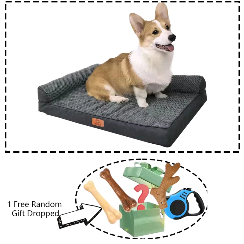 

Luxury Dog Bed Dog Accessories Memory Foam Mat Waterproof All Season Universal Machine Washable Bed for Dog Bed Medium Size Dog