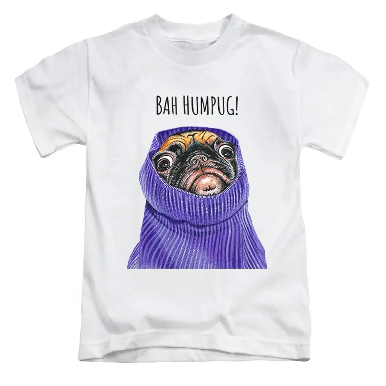 Bah Humpug Erwachsene Weihnachten T Shirt lustig Xmas Top Hunde Tiere Haustiere Geschenke vintage Washed streetwear homme