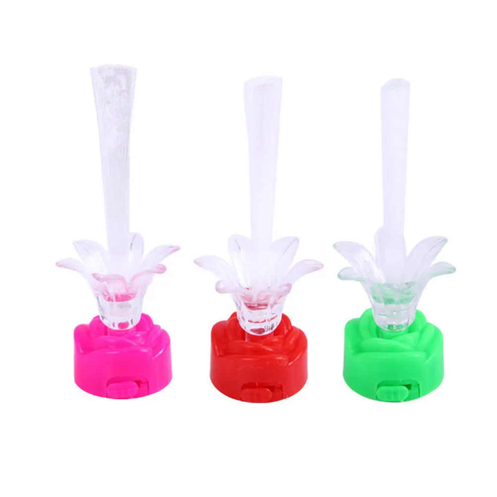 10Pcs Unique Gypsophila Fiber Optic Night Light Multi Hue LED Lamp Eco Friendly Safe for Adults Classroom Party Home