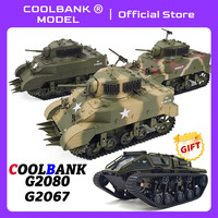 COOLBANK 1/16 High Speed RC Tank Drift Cars U.S.A Stuart Light Tank M5A1 Military Vehicles Car Battle Tank Model hobby Toys Boys