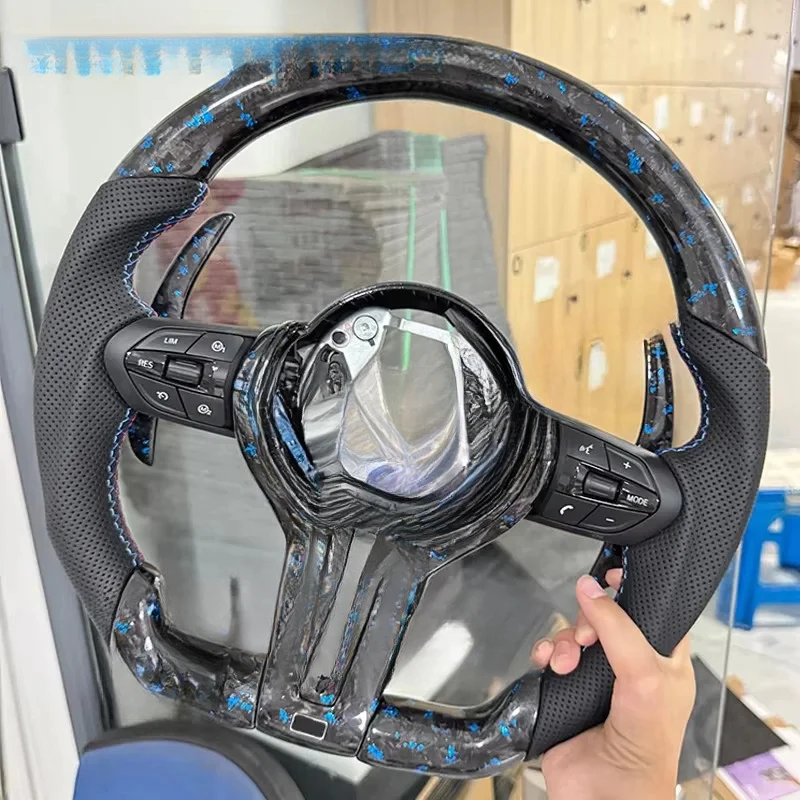 

For BMW Customizable Forged Carbon Fiber Steering Wheel Parts Fit M3 M4 M5 F21 F22 F31 F32 F11 F06 F02