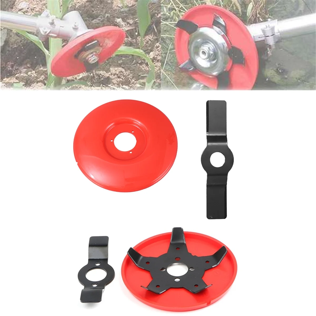 ABLG Универсальный кусторез, триммер с металлическими лезвиями, триммер для садовой травы, родный поле, газонокосилка для сухой земли, станок