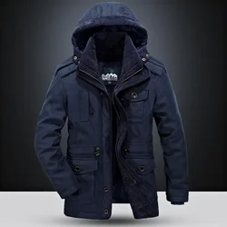 Thermal Hooded Casual New Coat Thermal Thick Jacket Men Military New Jacket Parkas Winter Men's Pile Jacket Outdoor Coat Men's