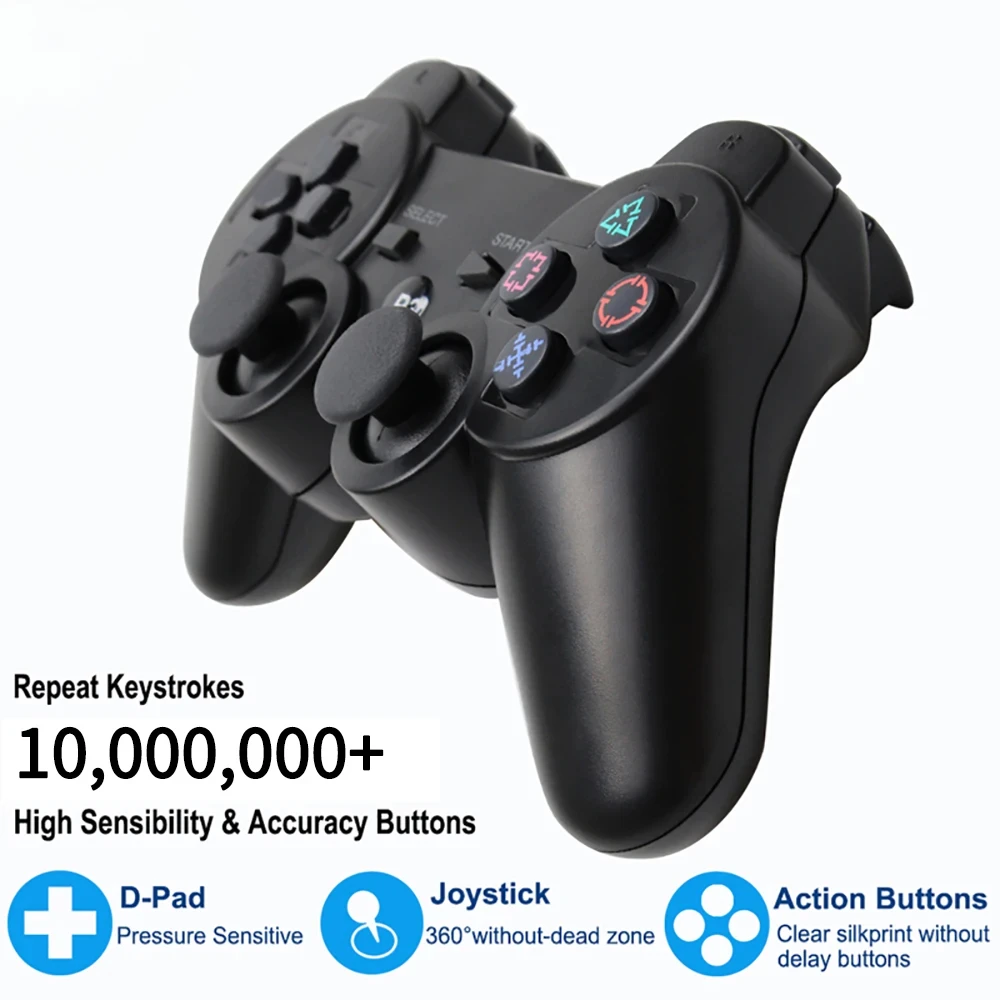 Wireless Bluetooth Gamepad For PS3 Controle Gaming Console Joystick Remote Controller For Playstation 3 Gamepads