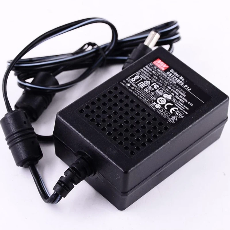 

GST25B05-P1J Industrial Desktop Adaptor 5V 4A 20W Meanwell Level VI Adapter Switching Power Supply DC 2.1*5.5 AC2 pole