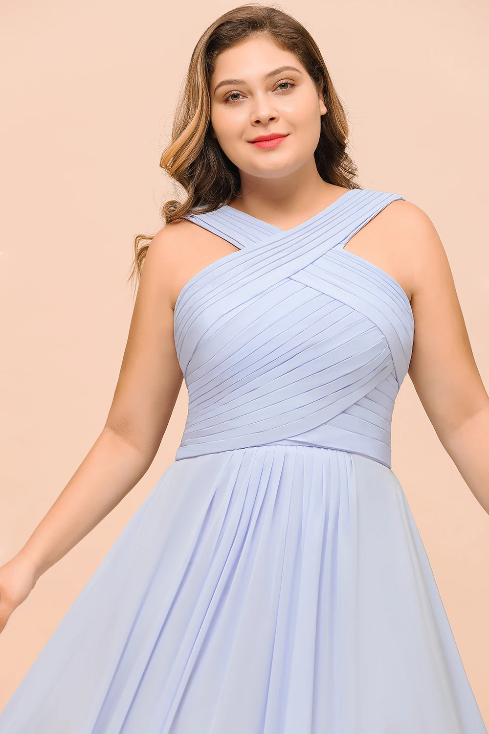 Babyonlinedress 50 Sắc Màu Plus Kích Thước Xếp Ly Eo Thời Trang Nữ 2023 Chữ A Voan Dây Áo Cưới Sang Trọng Đảng Đồ Bầu