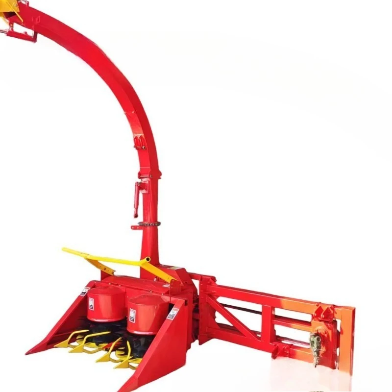 Tractor with side hanging reservoir machine disc cutting table corn