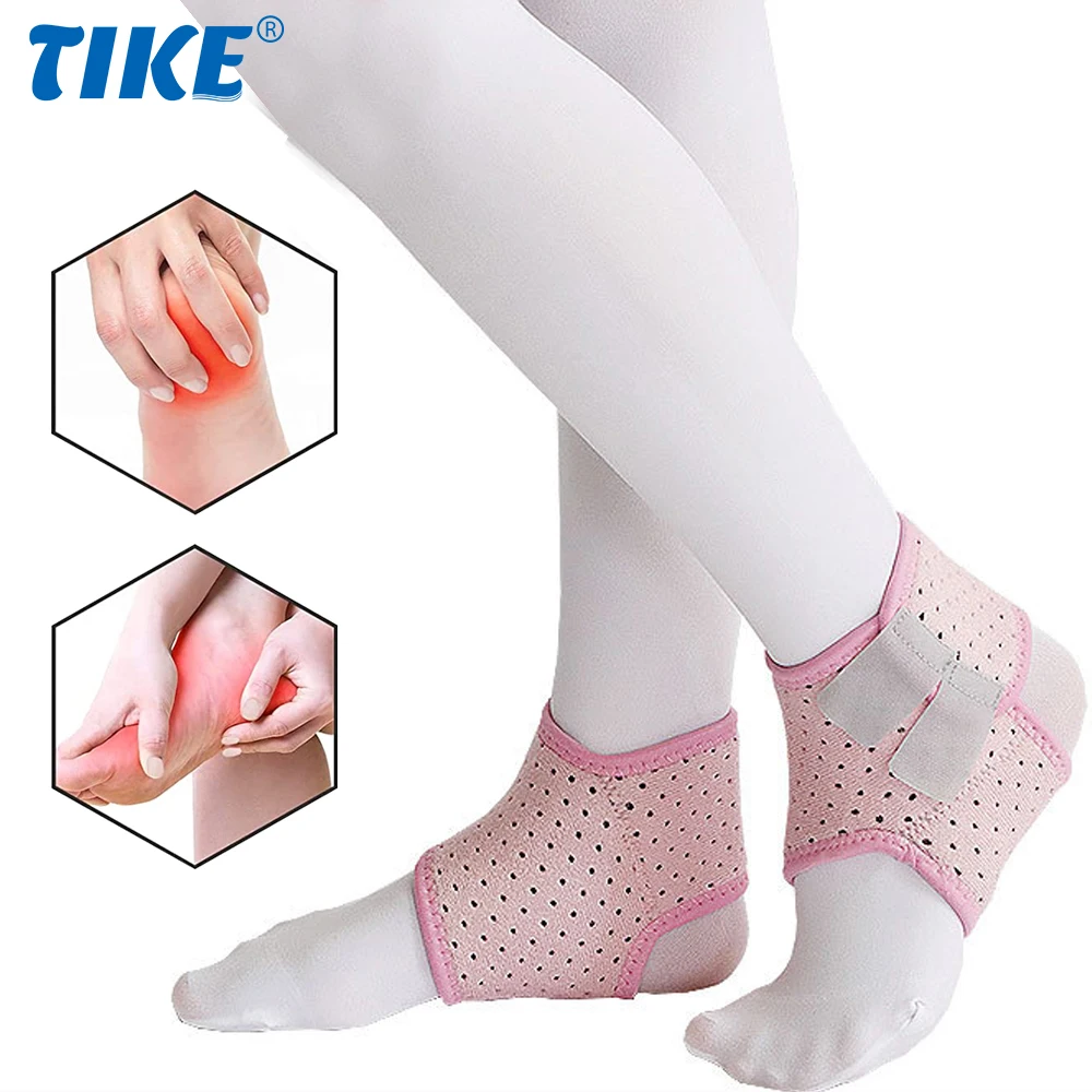 TIKE Kids Ankle Support Breathable Adjustable Ankle Brace, Girls Boys Ankle Tendon Compression Brace Ankle Strap Sport Running