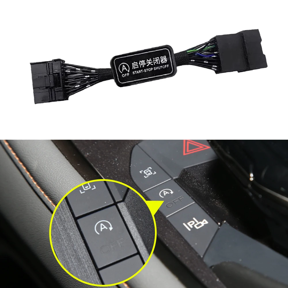 

For Ford Edge (CDX706) 2023-2024 Car Auto Start & Stop Canceller Automatic Start Engine Eliminator Device Plug Disable Cable