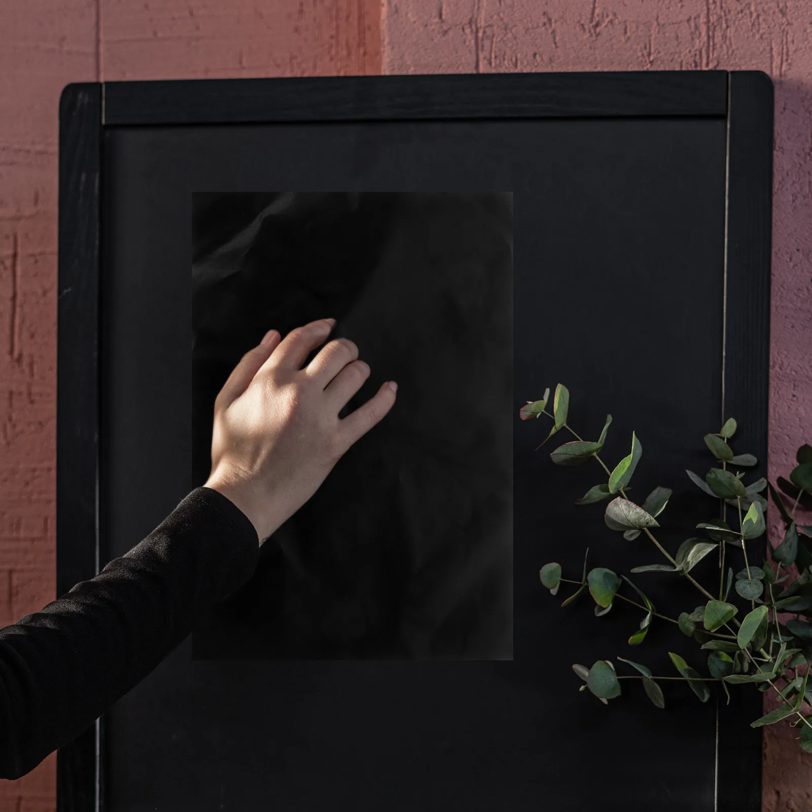 

4Pcs 20x30cm A4 Removable Chalkboard Wall Sticker Blackboard Decal Strong Adhesion Space Saving No Glue Left After Removal