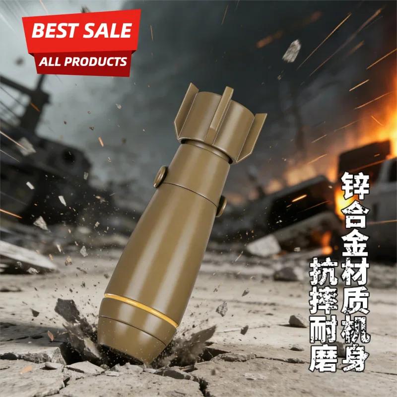 Metal Inflatable Fire Machine Spray Gun Play, Relieve Stress, Internet Celebrity Personality, Creativity, Direct Charge Lighter