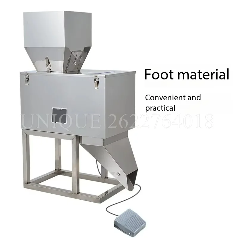 10-1000g Food Automatic Packing Machine Granular Powder Weighing Racking Machine Bag Installed High-Quality Filling Machine