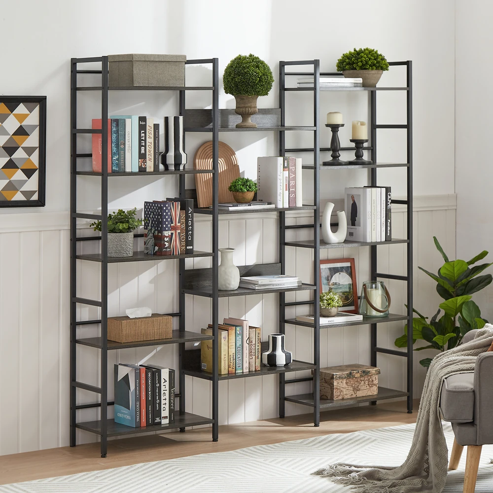 

5 Tier Bookshelf Bookcases With 14 Open Display Shelves Book Toy Organizer Cabinet For Bedroom Living Room Home Office