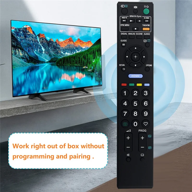 Replace RM-ED016 Remote Control for Sony TV KDL-46V5600/46V5500/40WE5W