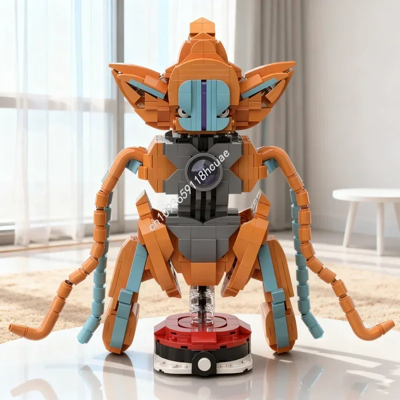 

841pcs MOC Deoxys Attack Forme Brickheadzed Model Building Blocks Assemble DIY Creative Toys Idea Christmas Gift Education Brick