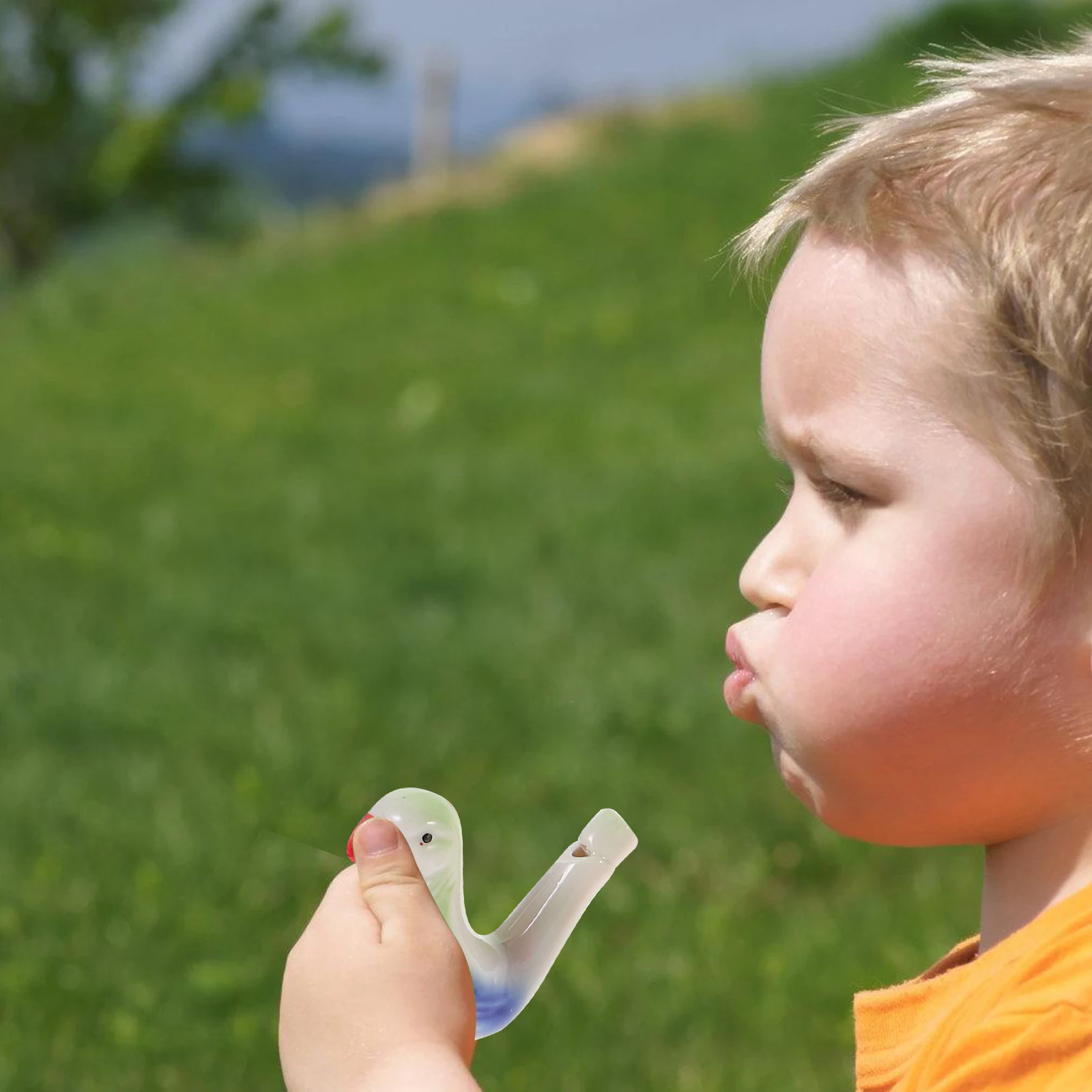 6Pcs Ceramic Bird Whistles for Kids Warbling Musical Playthings Early Learning Gift Water Whistle Warbling Whistle