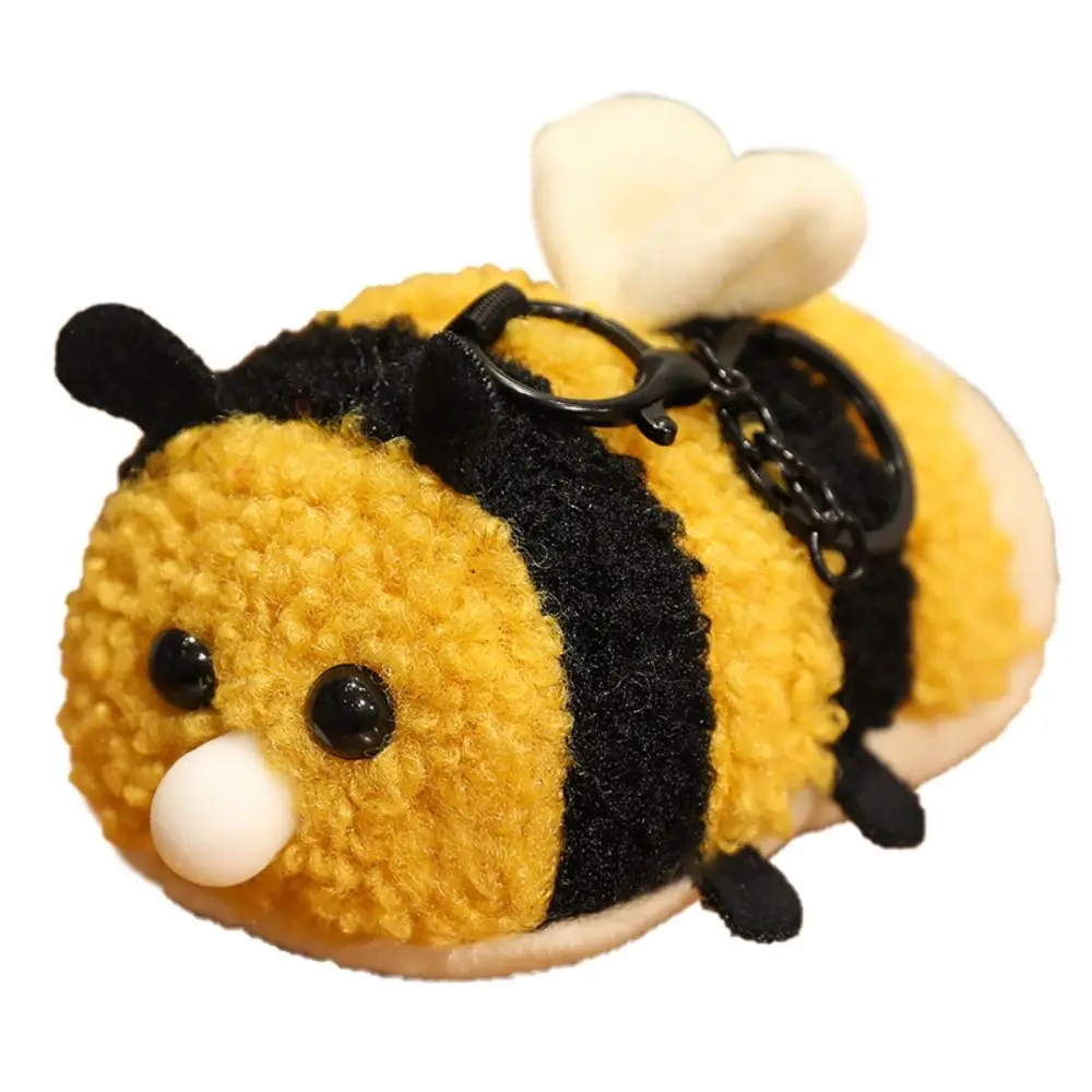 PP Cotton Spit Bubble Bee Plush Dolls Plushies Doll Collection Press Squeeze Doll Pendant Jewelry Cartoon Animal