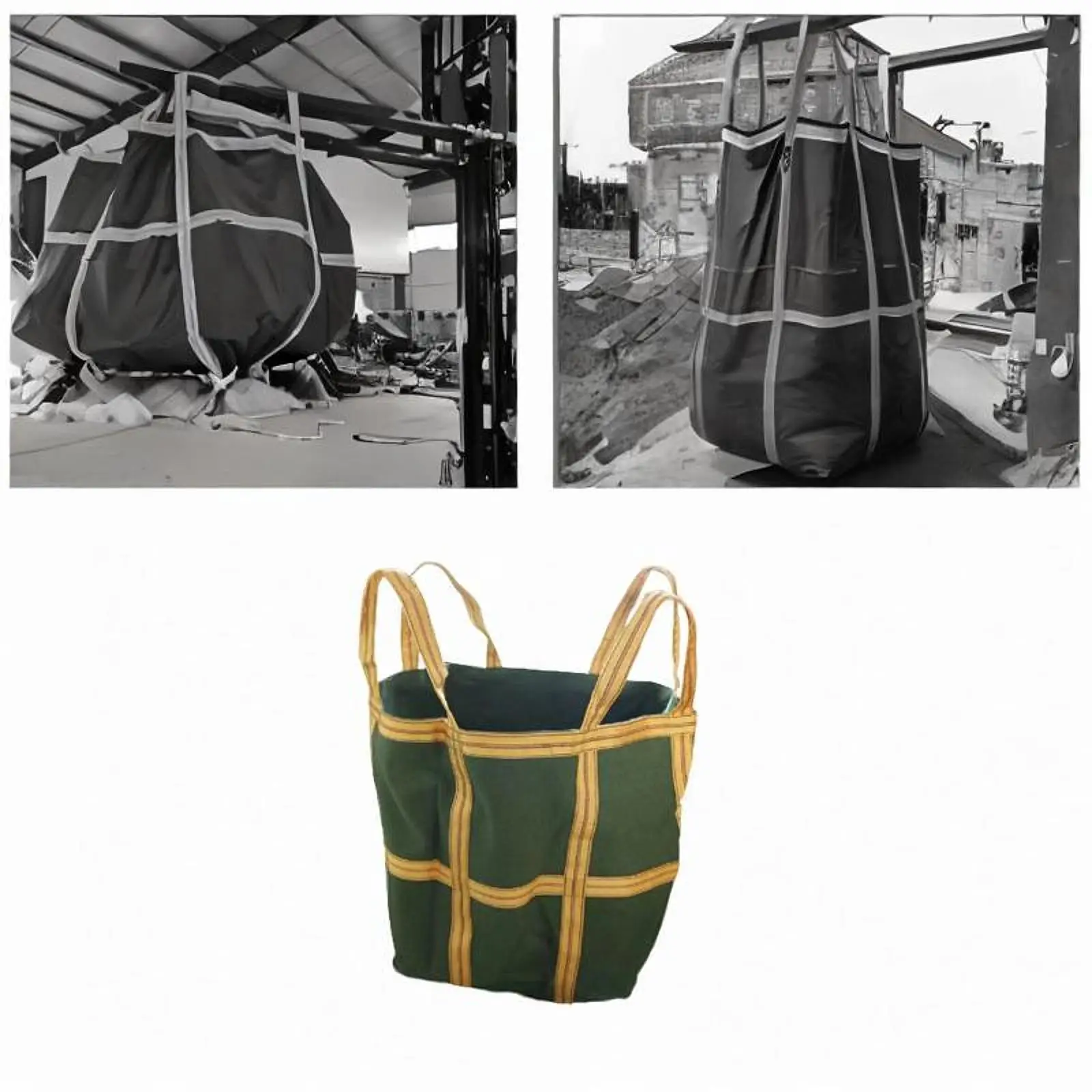 

Heavy Objects Hoisting Net Load-bearing High Strength Versatile Use Canvas Bag Canvas Ton Bag for Holding Firewood