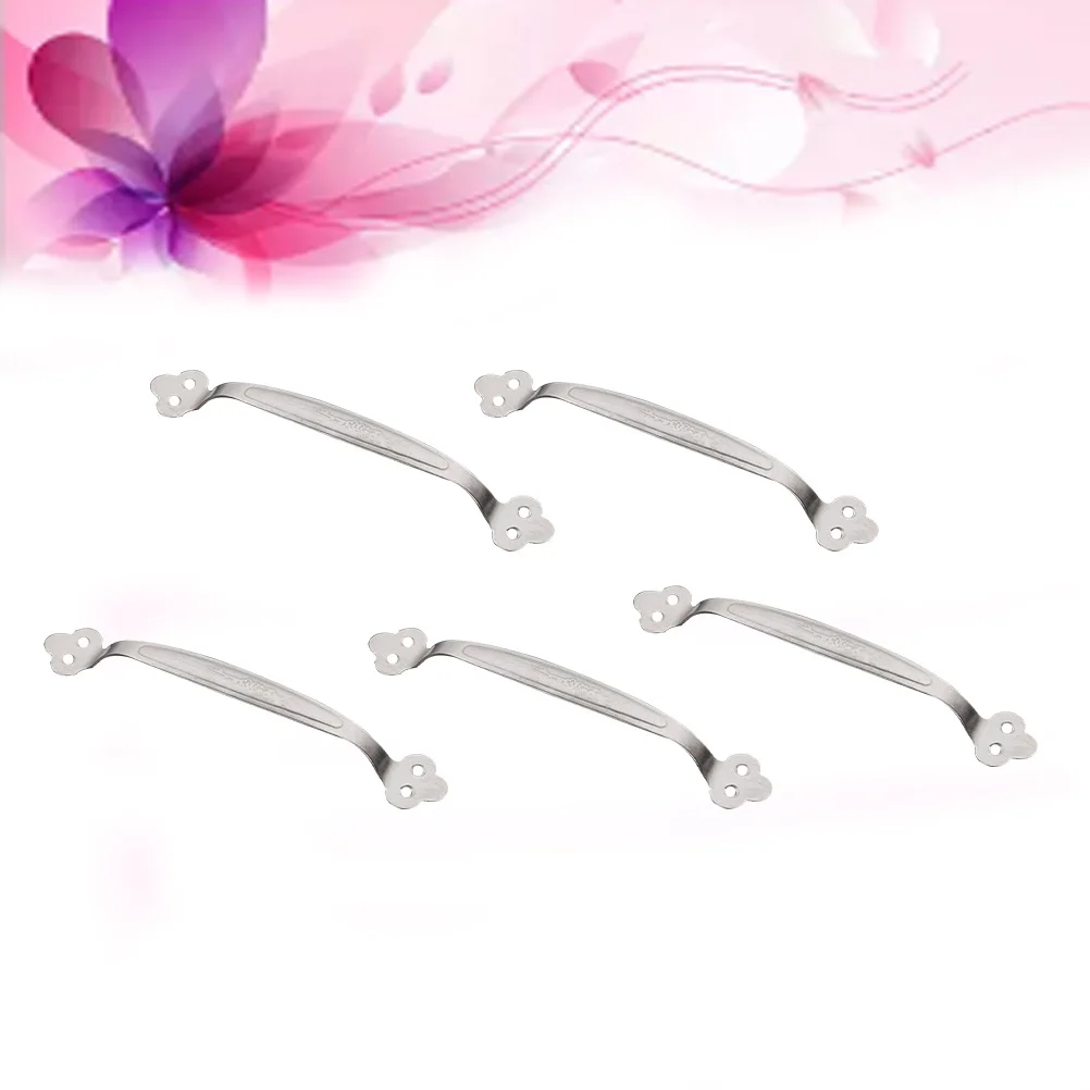 

5 шт., безопасный поручень для ванной комнаты, противоскользящий подлокотник для унитаза из нержавеющей стали, опорные ручки для перил для ванны, стабильность для пожилых людей