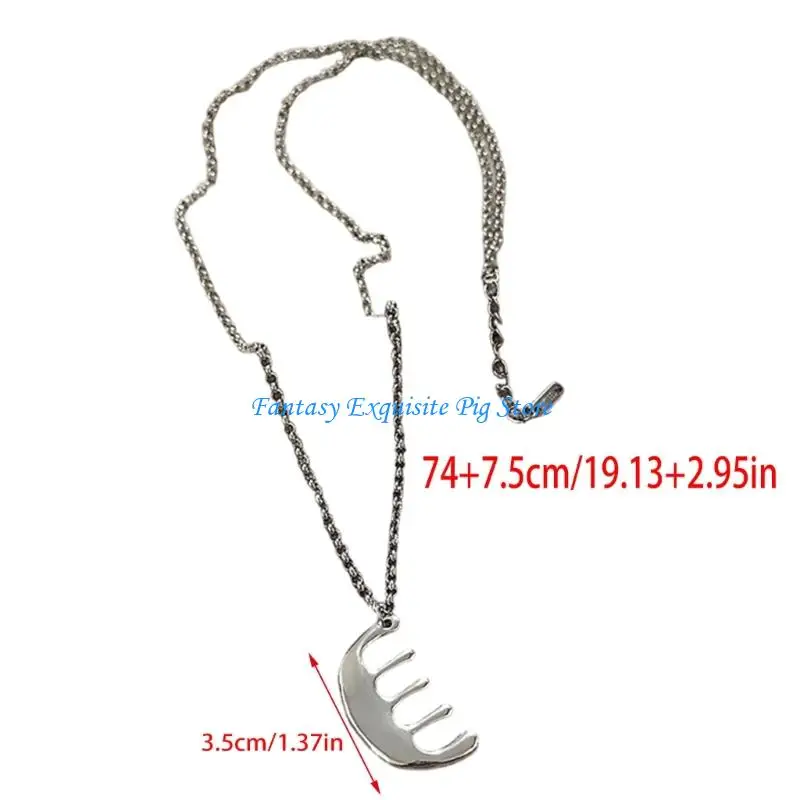 عقد بقلادة مشط بتصميمات مرنة ومريحة لأي مناسبة