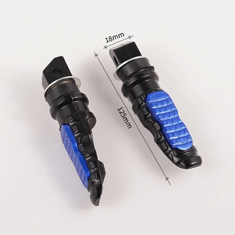 Motorcycle Off-road Vehicle Non-slip Foot Rests Aluminum Alloy Color Foot Pedals Rear Pedals Universal Back Pedal
