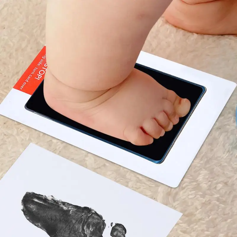 Baby Footprint Kit Baby Prints Inkless Print Kit Safe And Sturdy Baby Inkless Handprint Footprint Kit For Pet Paws Baby Feet And