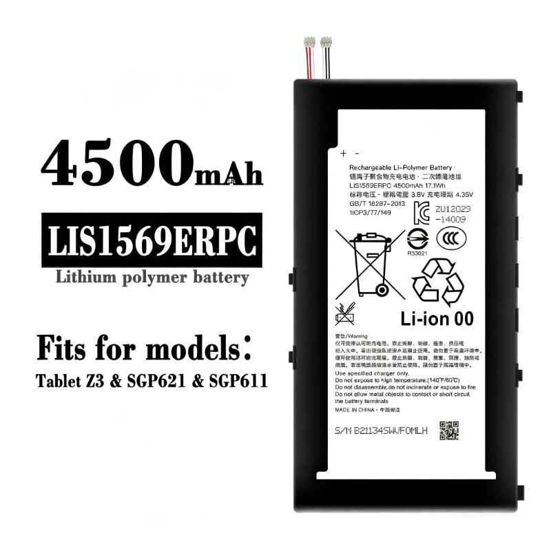 New LIS1569ERPC 3.8V 4500mAh Mobile Phone Battery For Xperia Z3 Tablet Xperia Tablet Z3 Compact SGP611 SGP612 +Free Tools