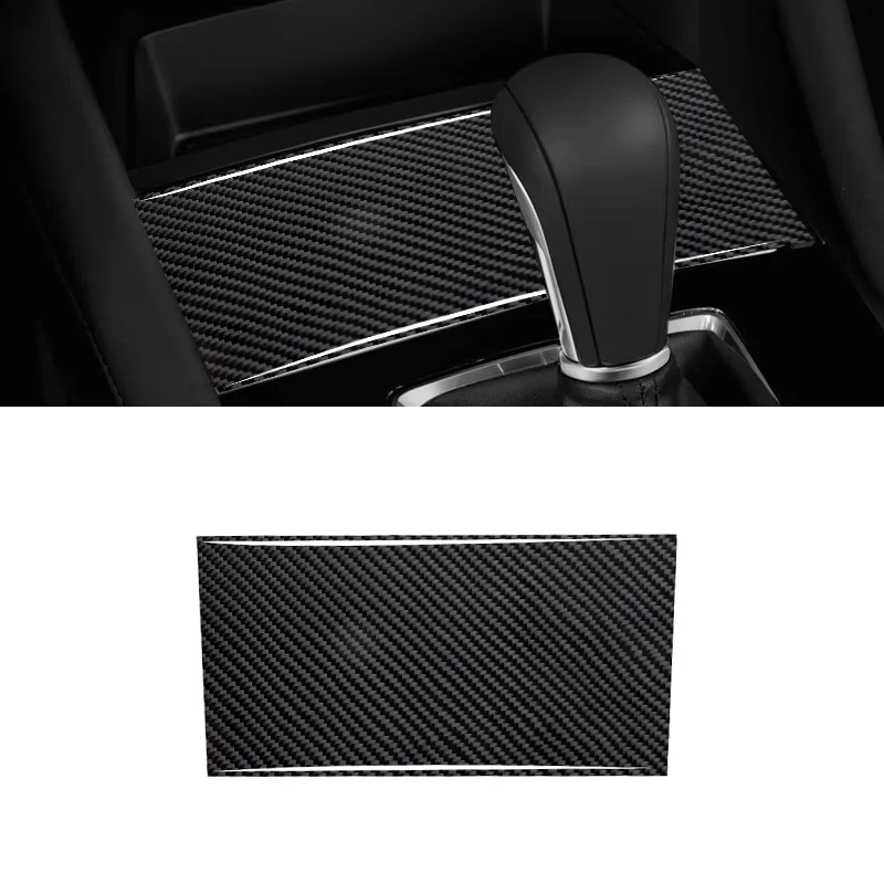 For Mazda 3 Axela 2020 2021 2022 2023 2024 Car Interior Solf Carbon Fiber / PVC Cigarette Lighter Panel Sticker Trim