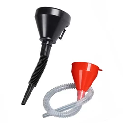 Universal Fuel Filler Funil com tubo de filtro, Handle Set para carro, Motocicleta, Caminhão, Ferramenta de enchimento de óleo diesel